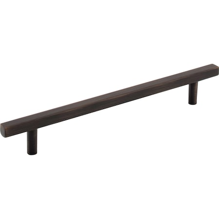 Jeffrey Alexander 160 mm Center-to-Center Brushed Oil Rubbed Bronze Square Dominique Cabinet Bar Pull 845-160DBAC